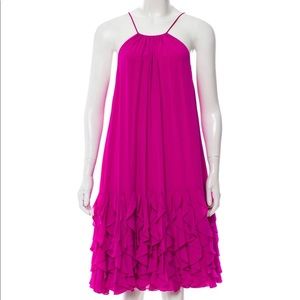 Catherine Malandrino Hot Pink cocktail dress
